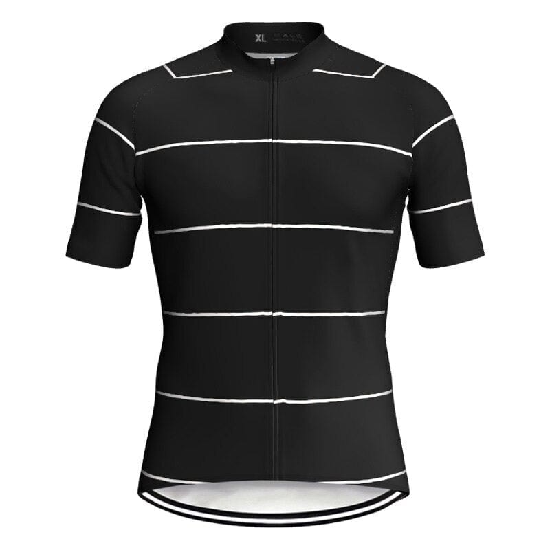 Men's Black Cycling Jersey