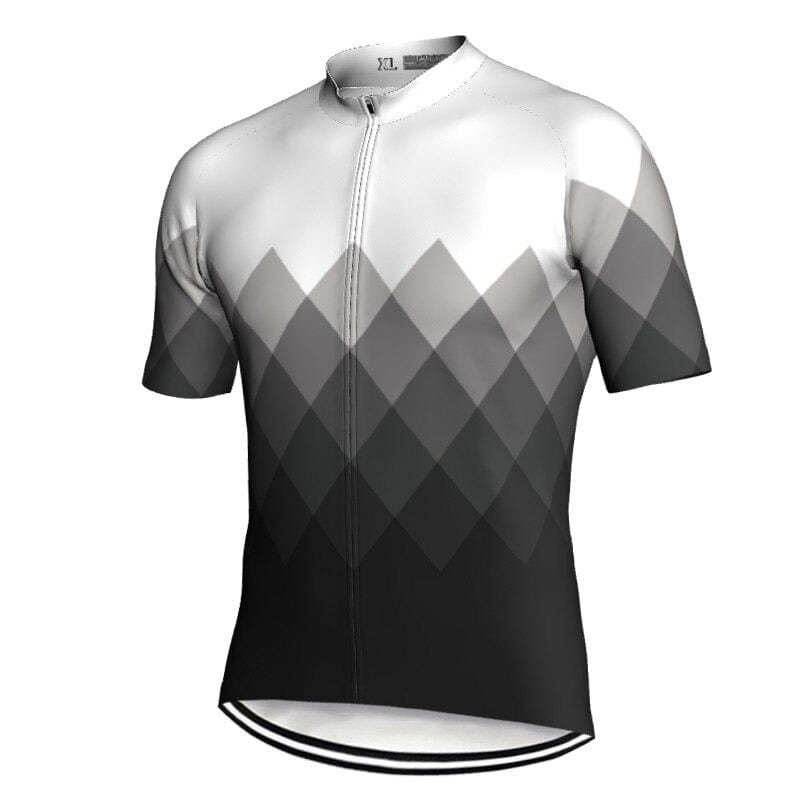 Men's Black Gradient Cycling Jersey