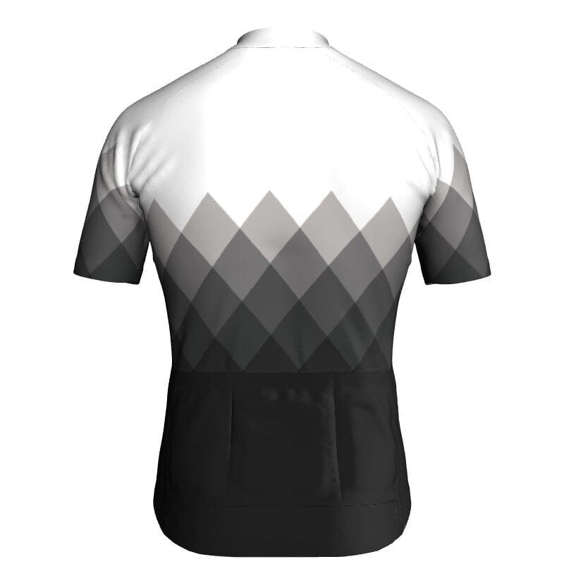 Men's Black Gradient Cycling Jersey