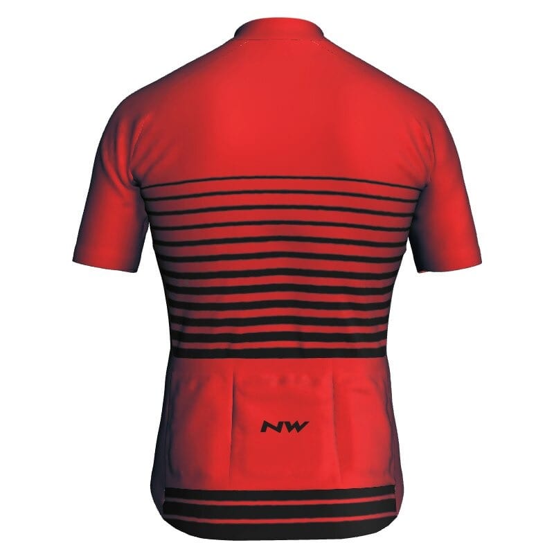 Men's Red Lines Cycling Jersey