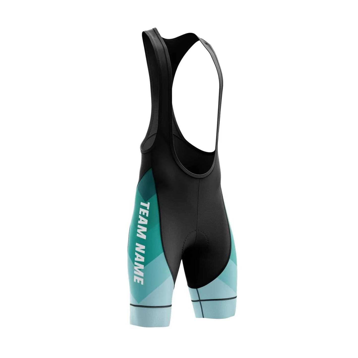Custom Green Team Cycling Jersey and Bibs