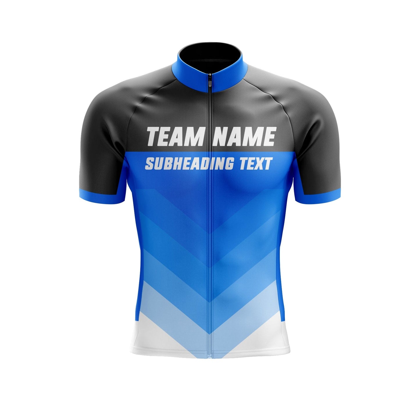 Custom Blue Team Cycling Jersey and Bibs