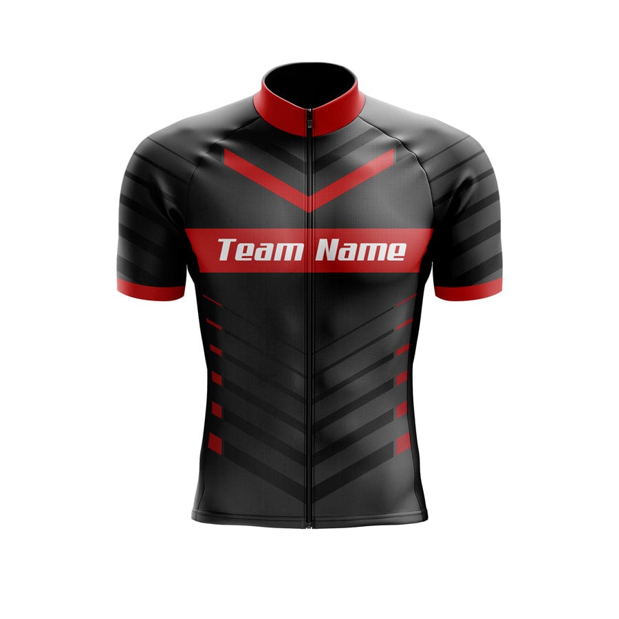 Custom Red Team Cycling Jersey and Bibs