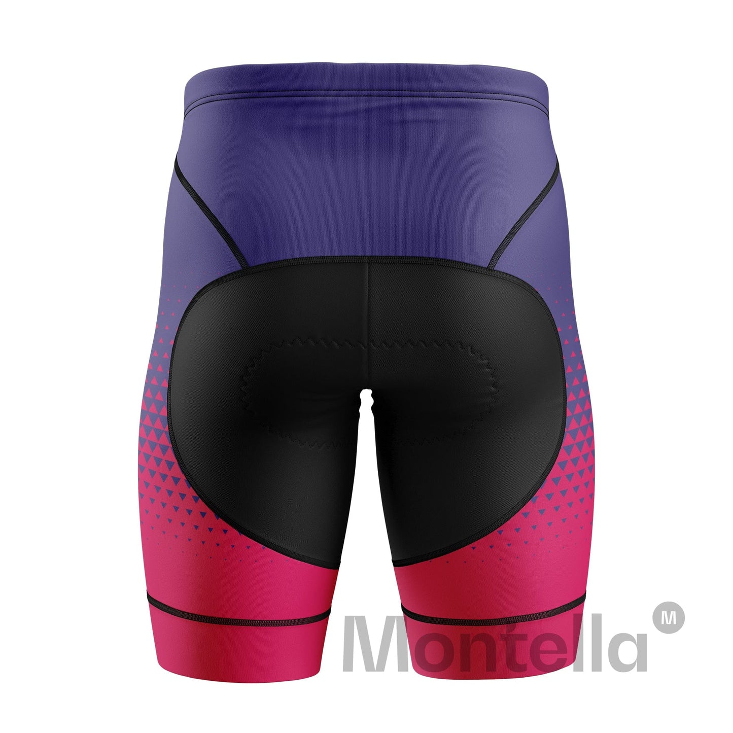Women Pink Gradient Cycling Shorts