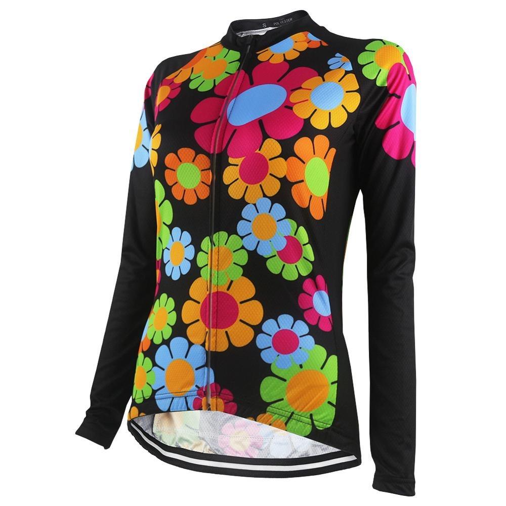 Women's Flowers Thermal Cycling Jersey