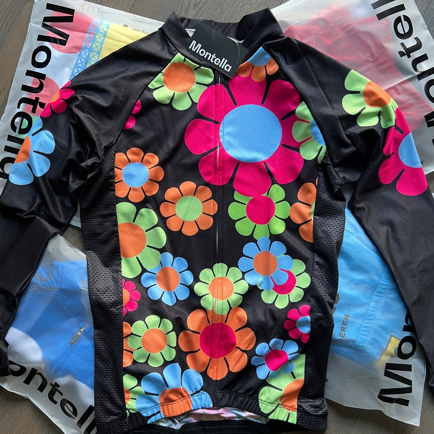 Women's Flowers Thermal Cycling Jersey
