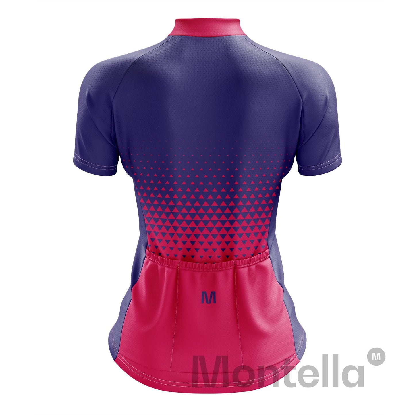Women's Pink Gradient Cycling Jersey