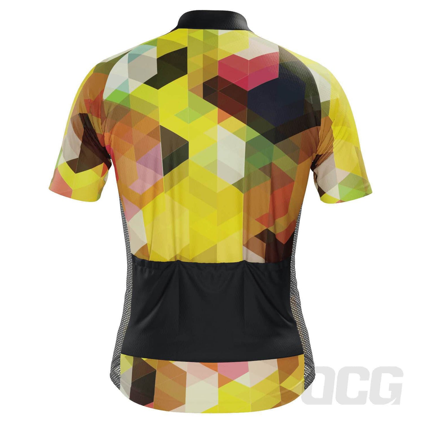 Men's High Viz Mosaic Short Sleeve Cycling Jersey