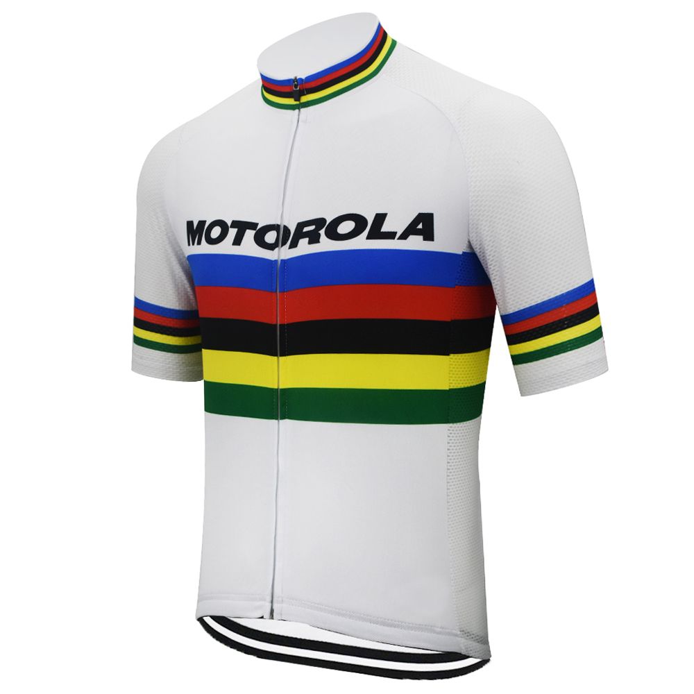 Motorola World Champion Retro Cycling Jersey - Armstrong