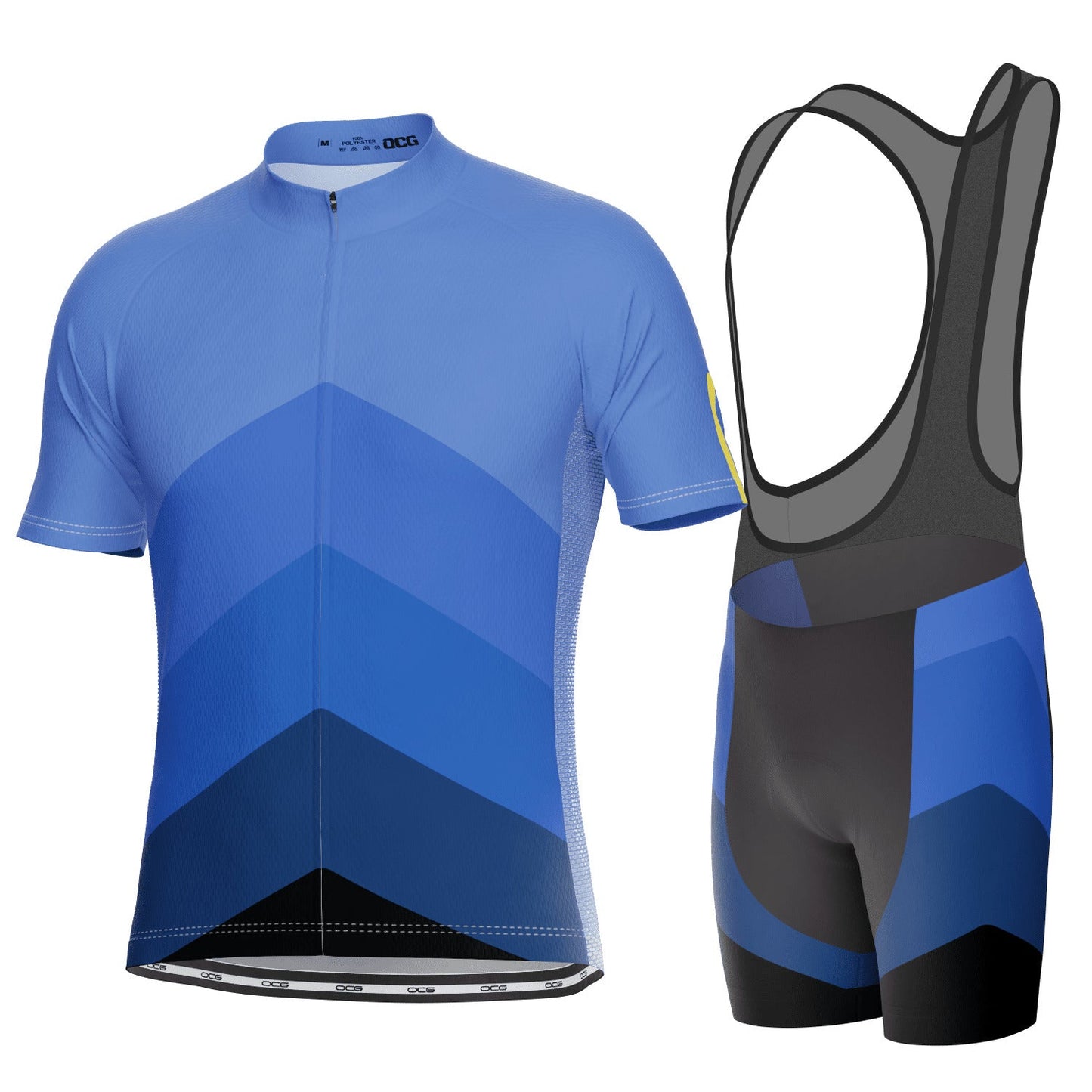 Men's Classic Mountain Peaks 2 Piece Cycling Kit