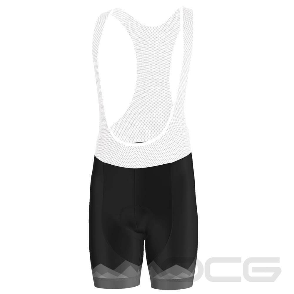 Men's Mountain Top Black Gel Padded Cycling Bib