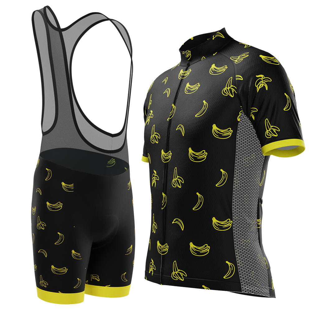 Men's Must Be Bananas Gel 2 Piece Cycling Kit