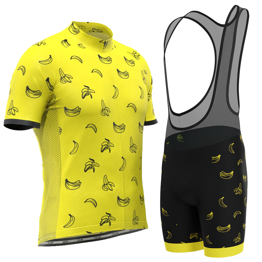 Men's Must Be Bananas 2 Piece Cycling Kit