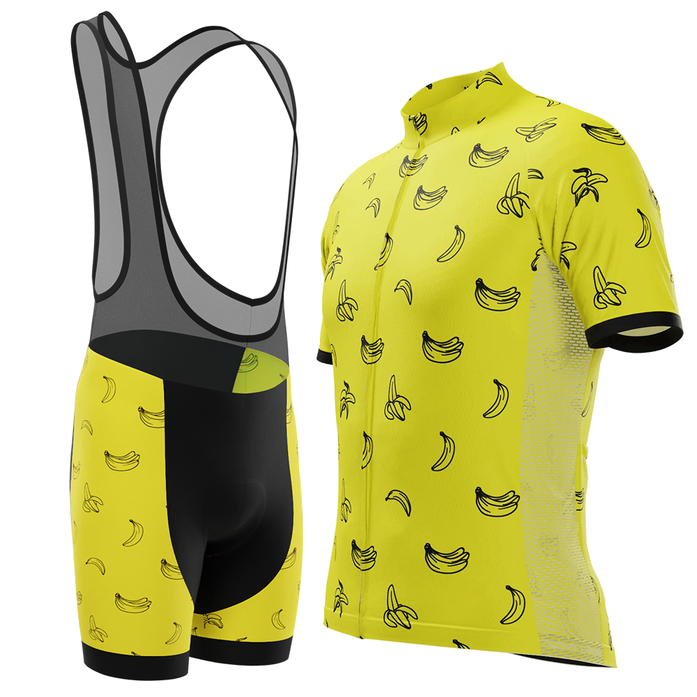Men's Must Be Bananas 2 Piece Cycling Kit