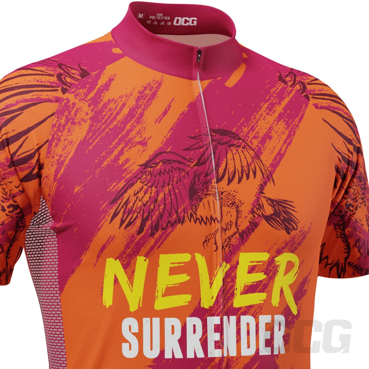 Men's Never Surrender Short Sleeve Cycling Jersey