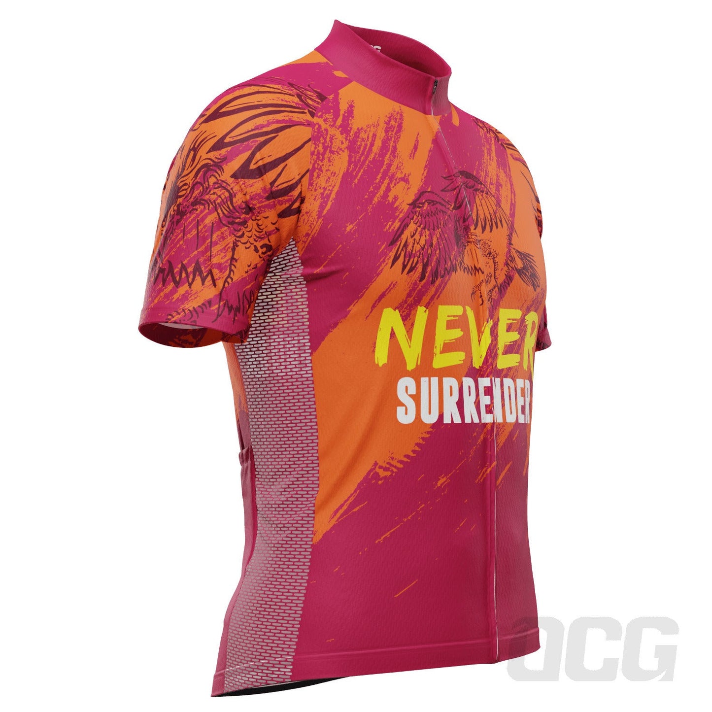 Men's Never Surrender Short Sleeve Cycling Jersey