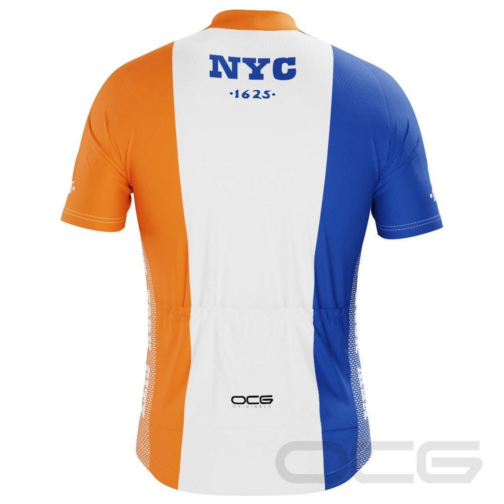 Men's New York City US State Icon Short Sleeve Cycling Jersey