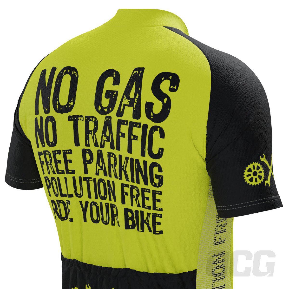 Men's No Gas Pollution Free 2 Piece Cycling Kit