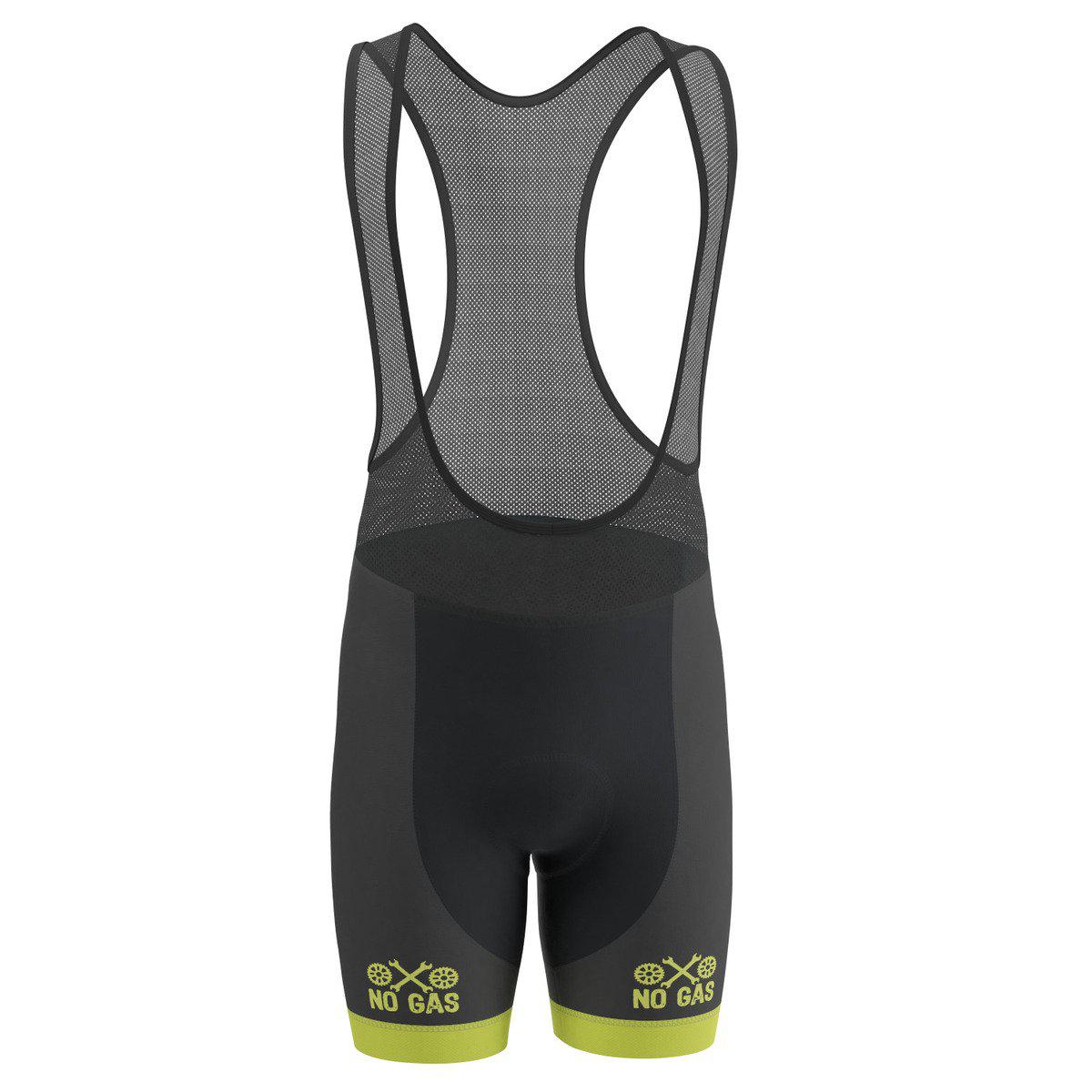 Men's No Gas Pollution Free Gel Padded Cycling Bib