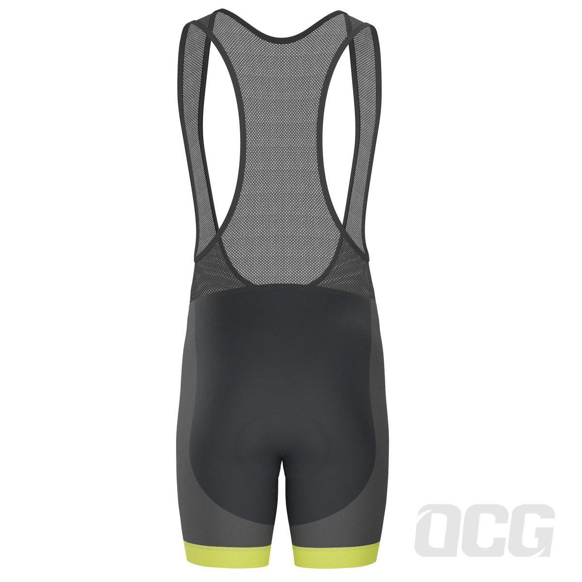 Men's No Gas Pollution Free Gel Padded Cycling Bib