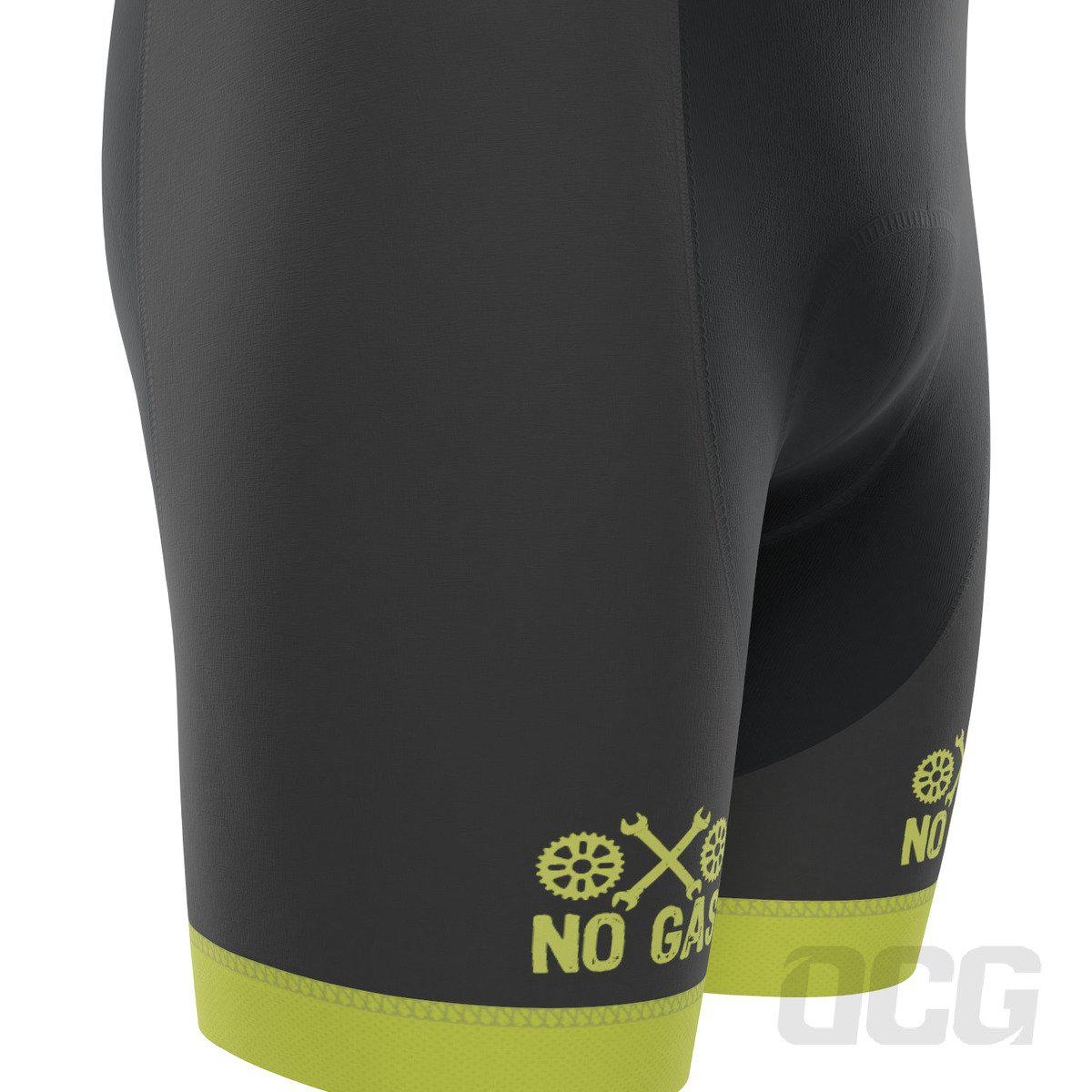 Men's No Gas Pollution Free Gel Padded Cycling Bib