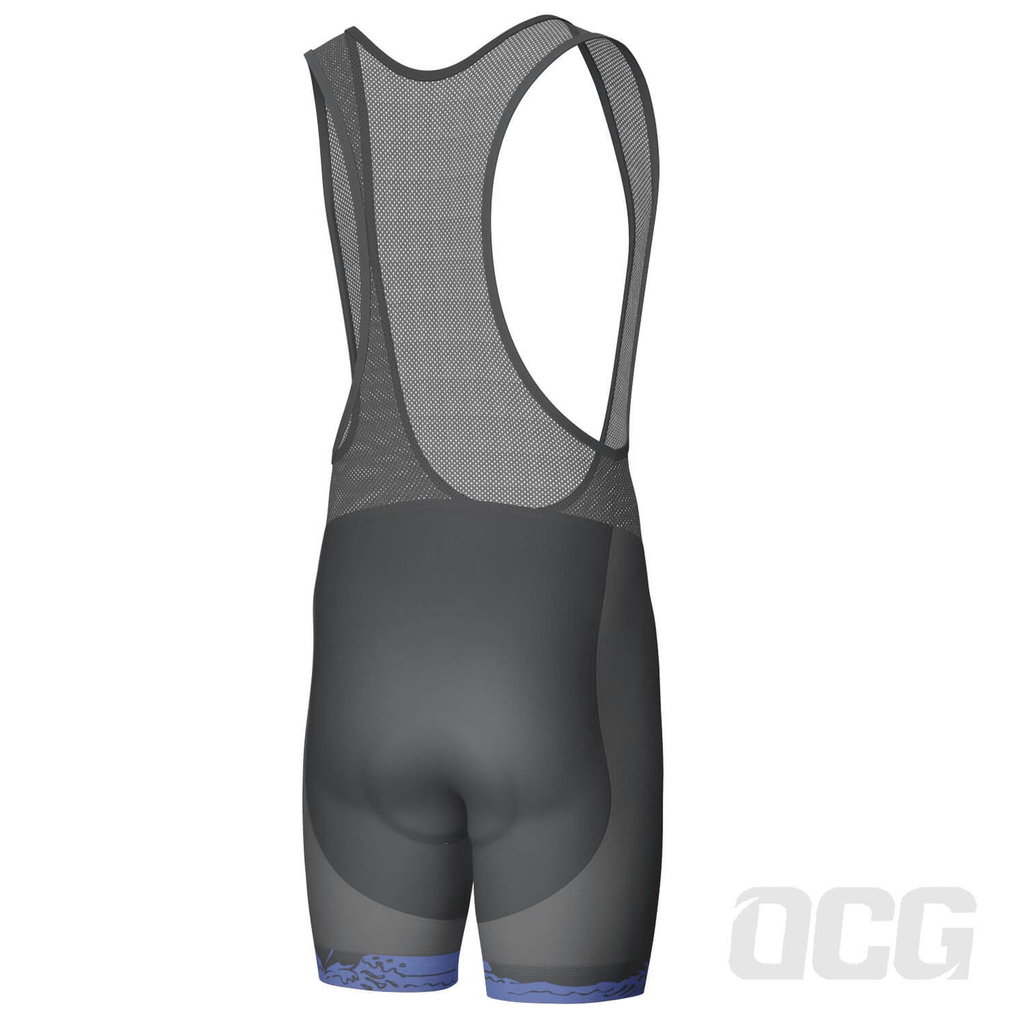Men's North Carolina US State Icon Gel Padded Cycling Bib