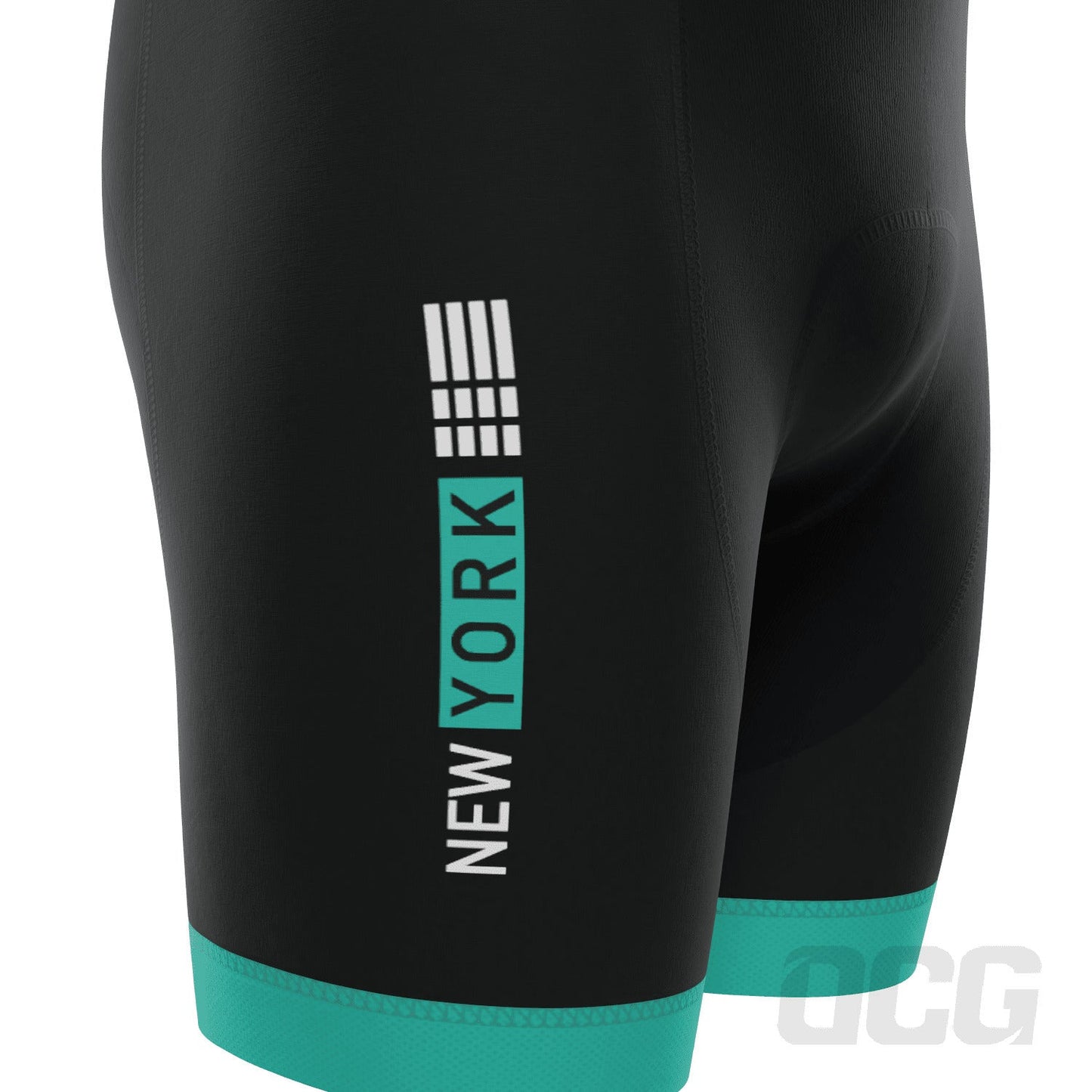 Men's New York USA Techno Gel Padded Cycling Bib