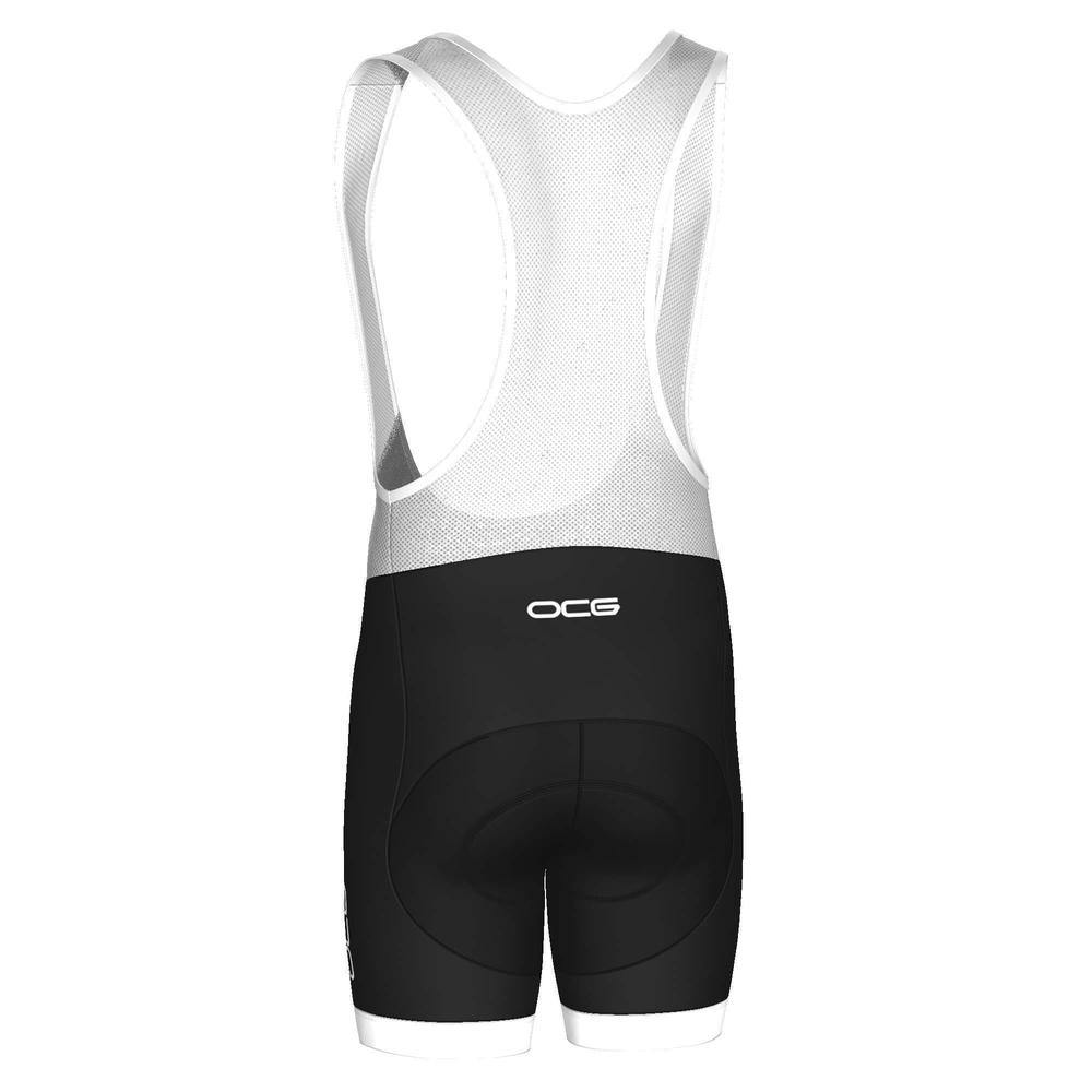 Men's OCG Classic White Band Gel Padded Cycling Bib
