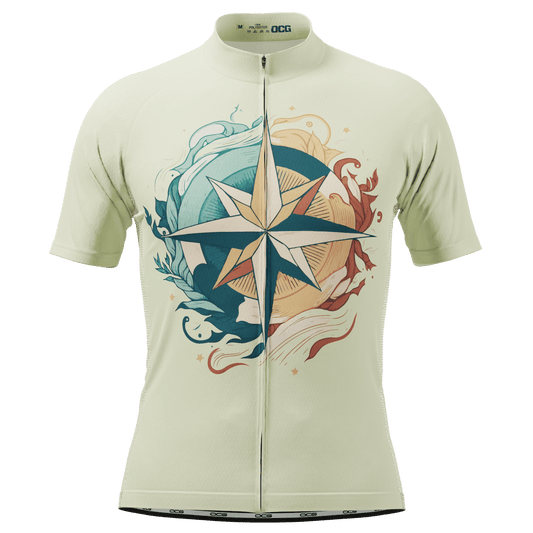 Men's Compass Rose Short Sleeve Cycling Jersey