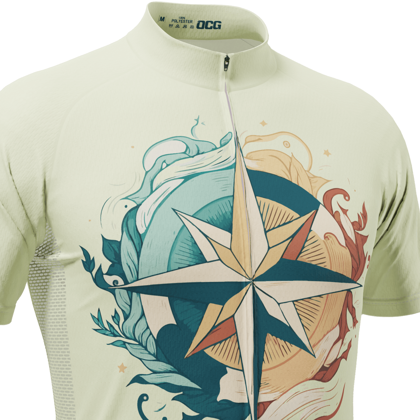 Men's Compass Rose Short Sleeve Cycling Jersey