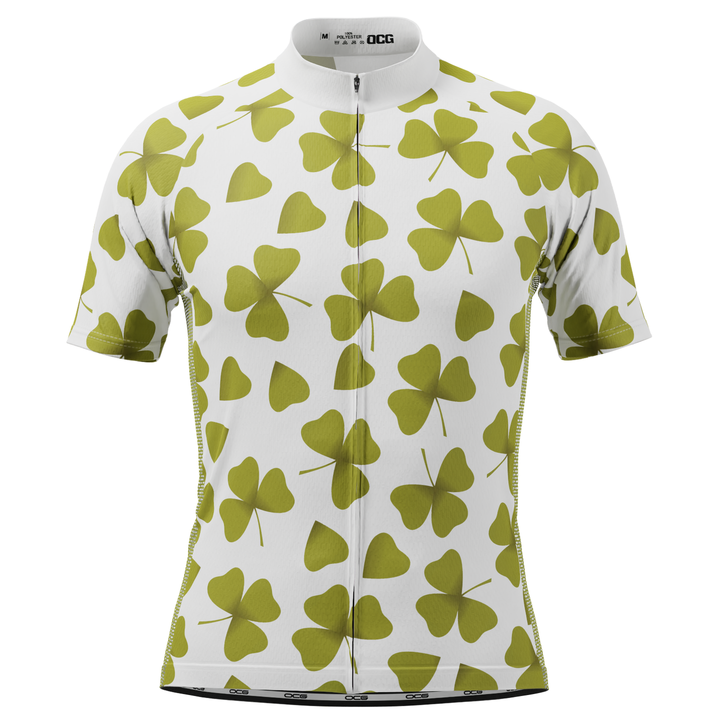 Men's Three Leaf Clover Short Sleeve Cycling Jersey