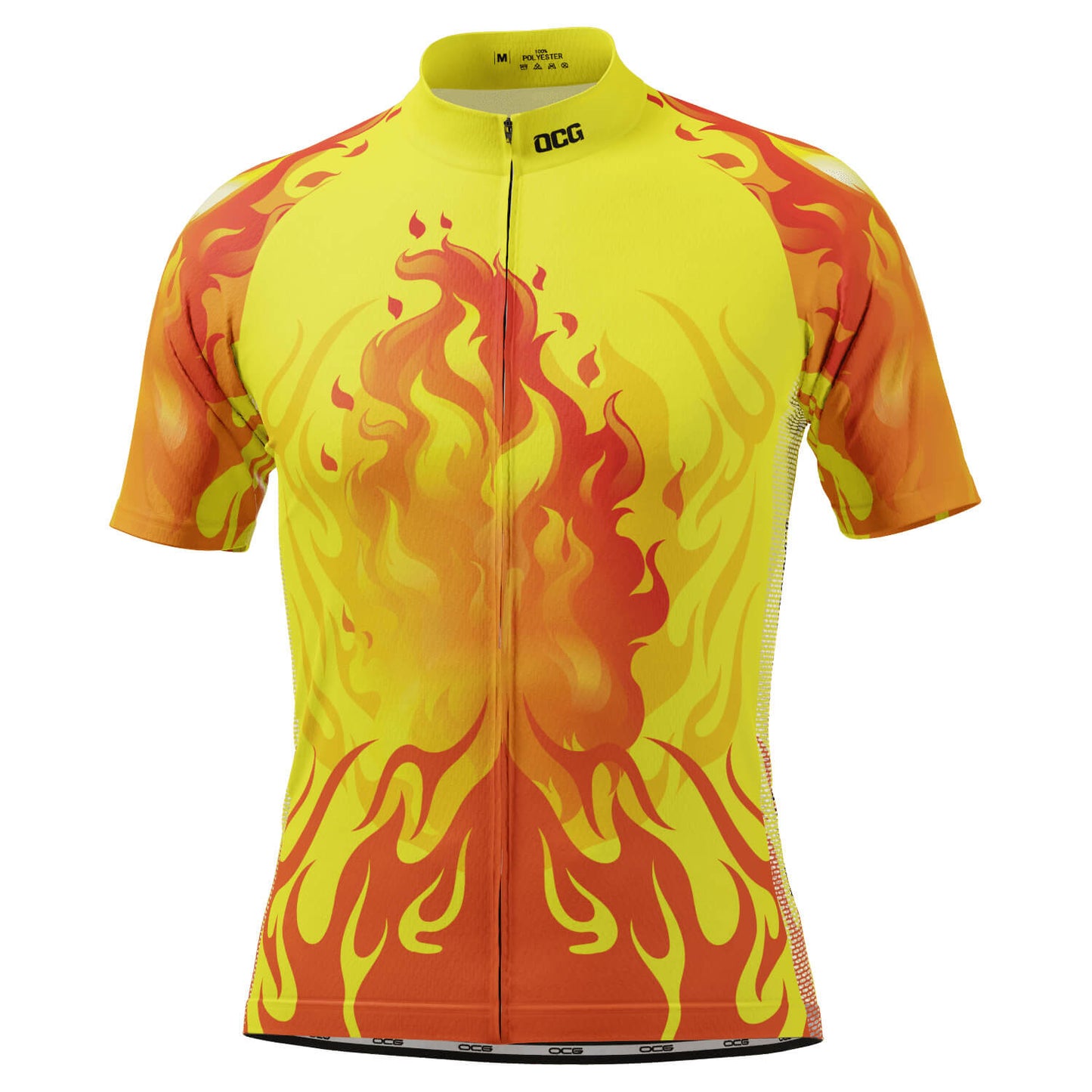 Men's On Fire Short Sleeve Cycling Jersey