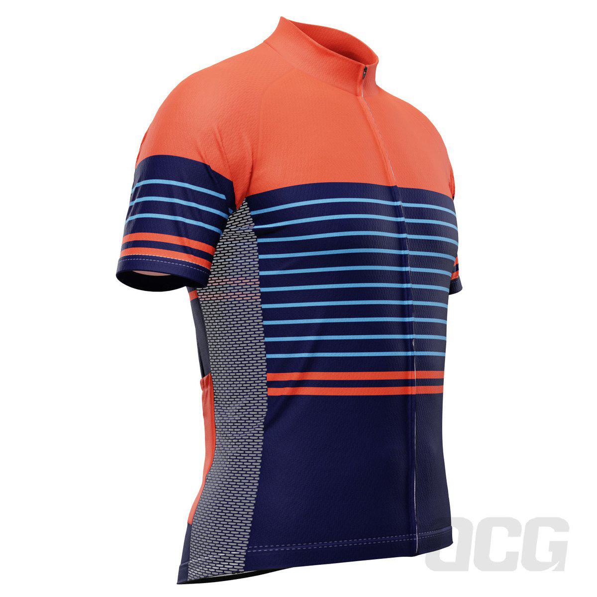Men's Stripe For Speed Short Sleeve Cycling Jersey