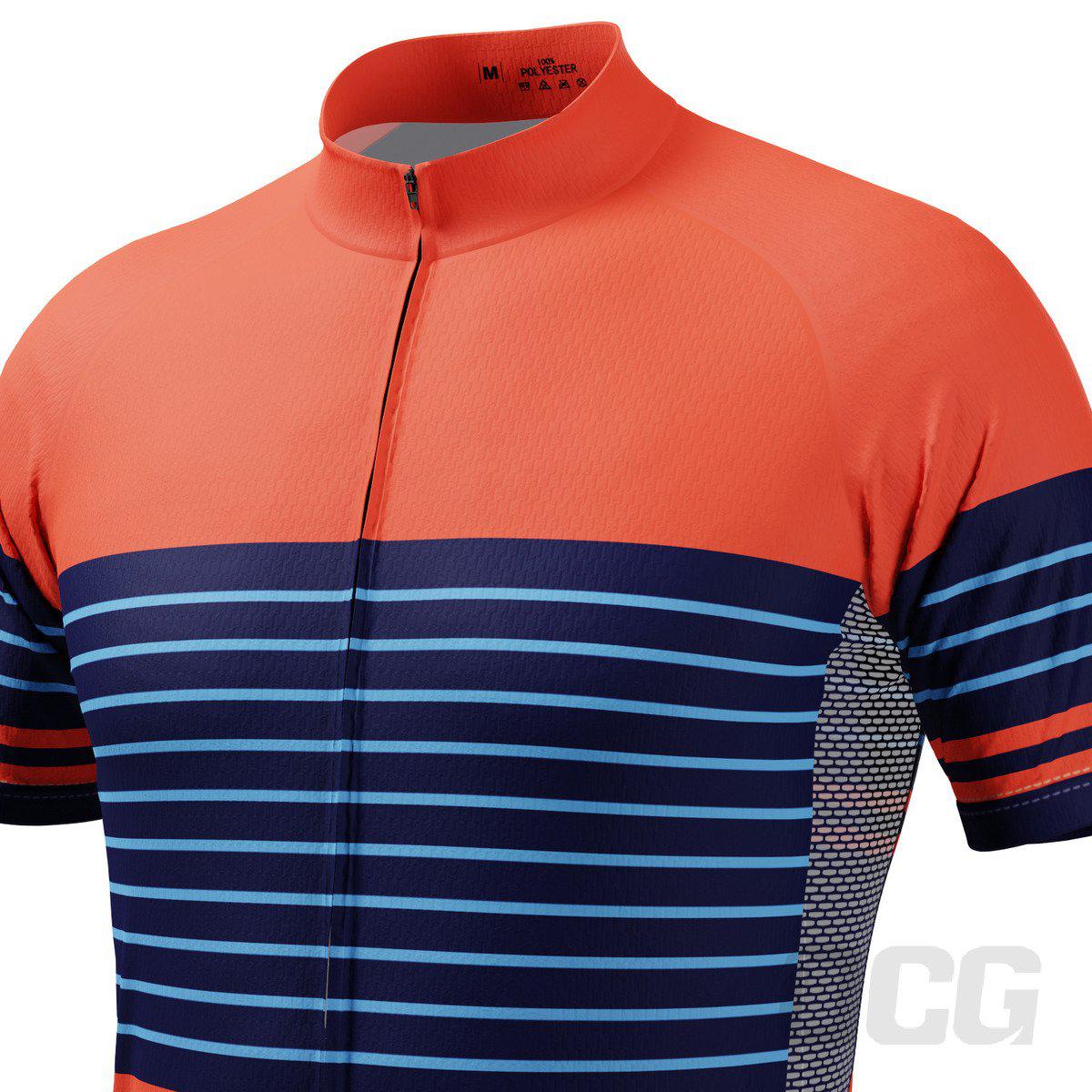 Men's Stripe For Speed Short Sleeve Cycling Jersey