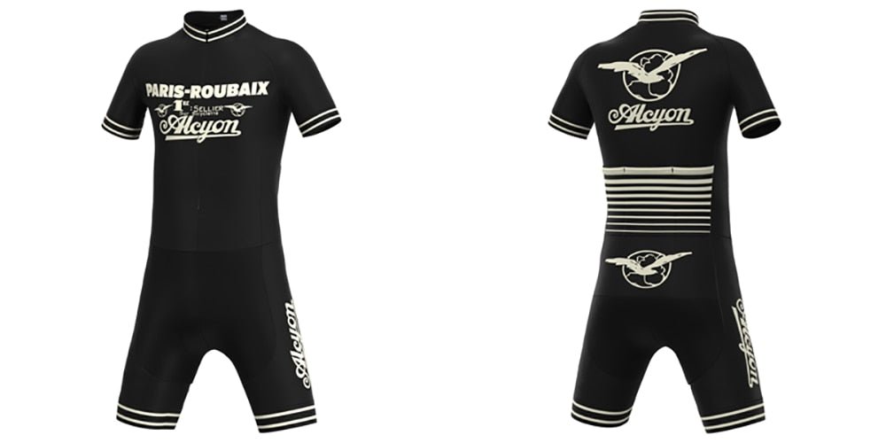 Paris-Roubaix Retro Cycling Jersey Set