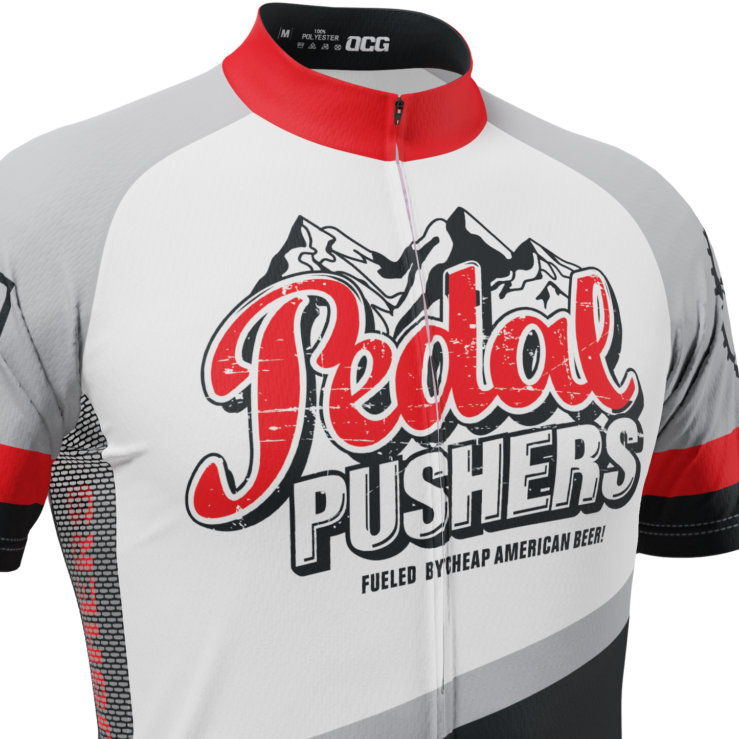 Men's Retro Pedal Pushers Short Sleeve Cycling Jersey
