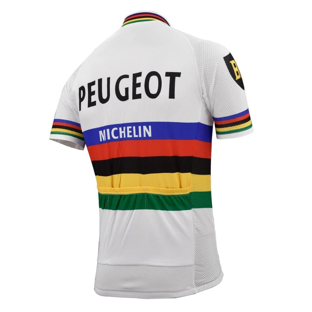 Peugeot BP Michelin Retro Cycling Jersey Set