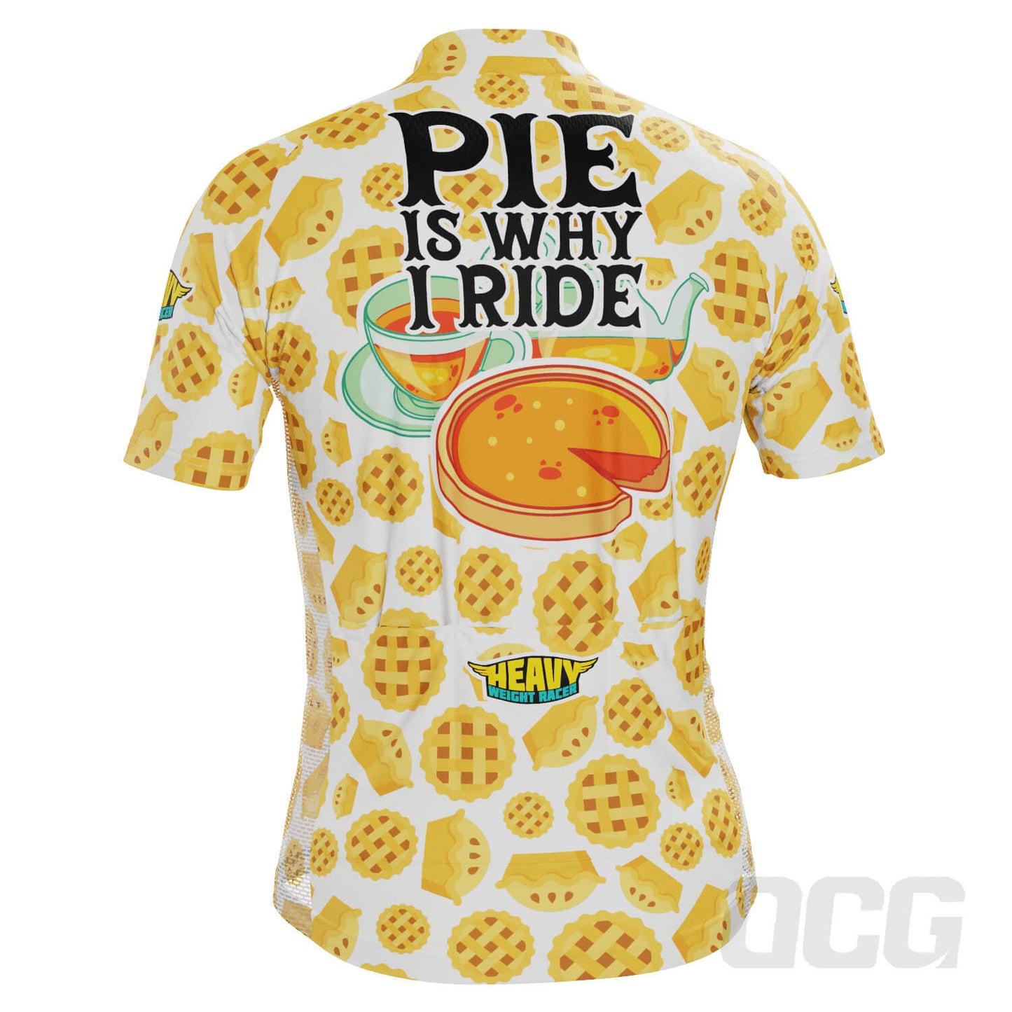 Men's Pie is Why I Ride Short Sleeve Cycling Jersey