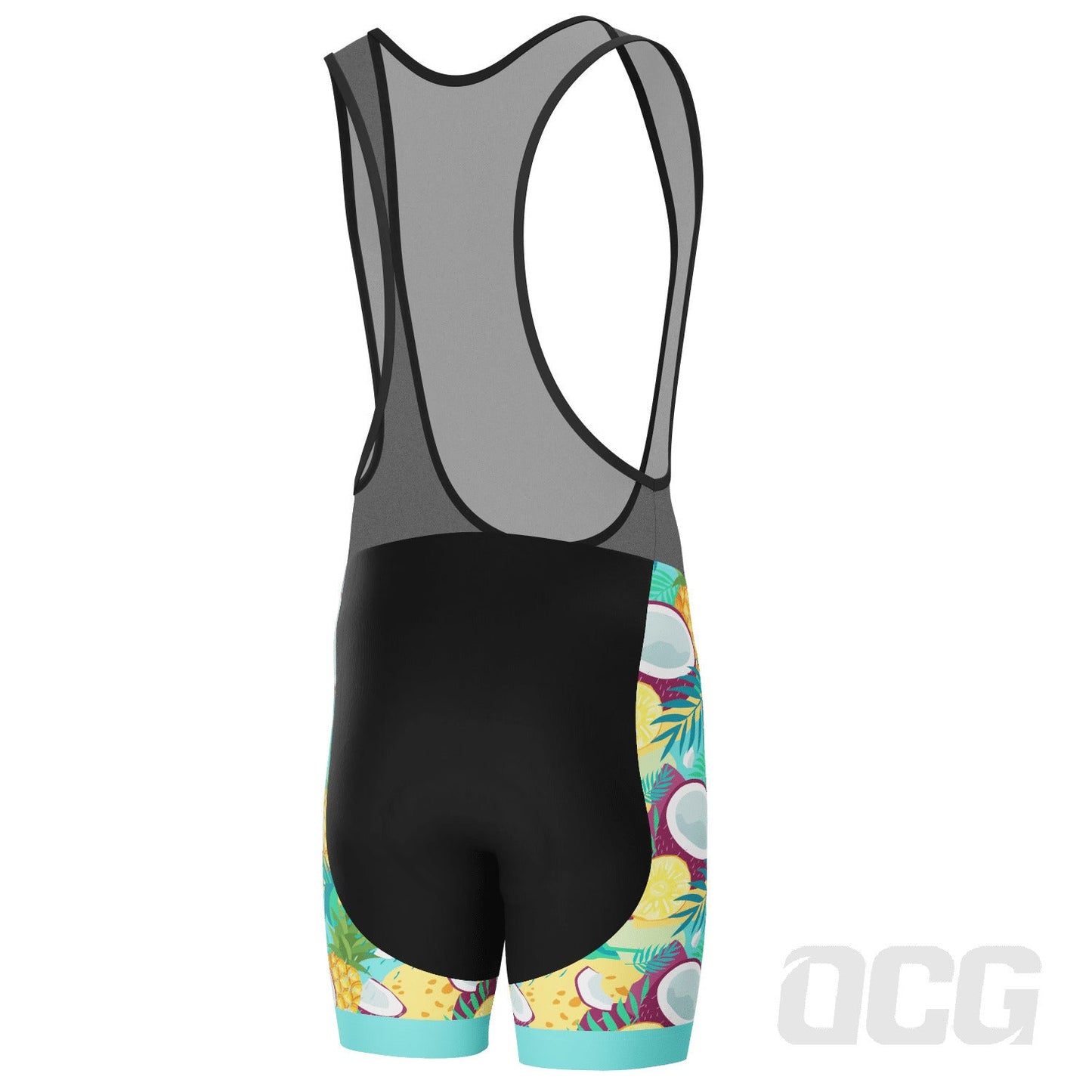 Men's Pina Colada Gel Padded Cycling Bib