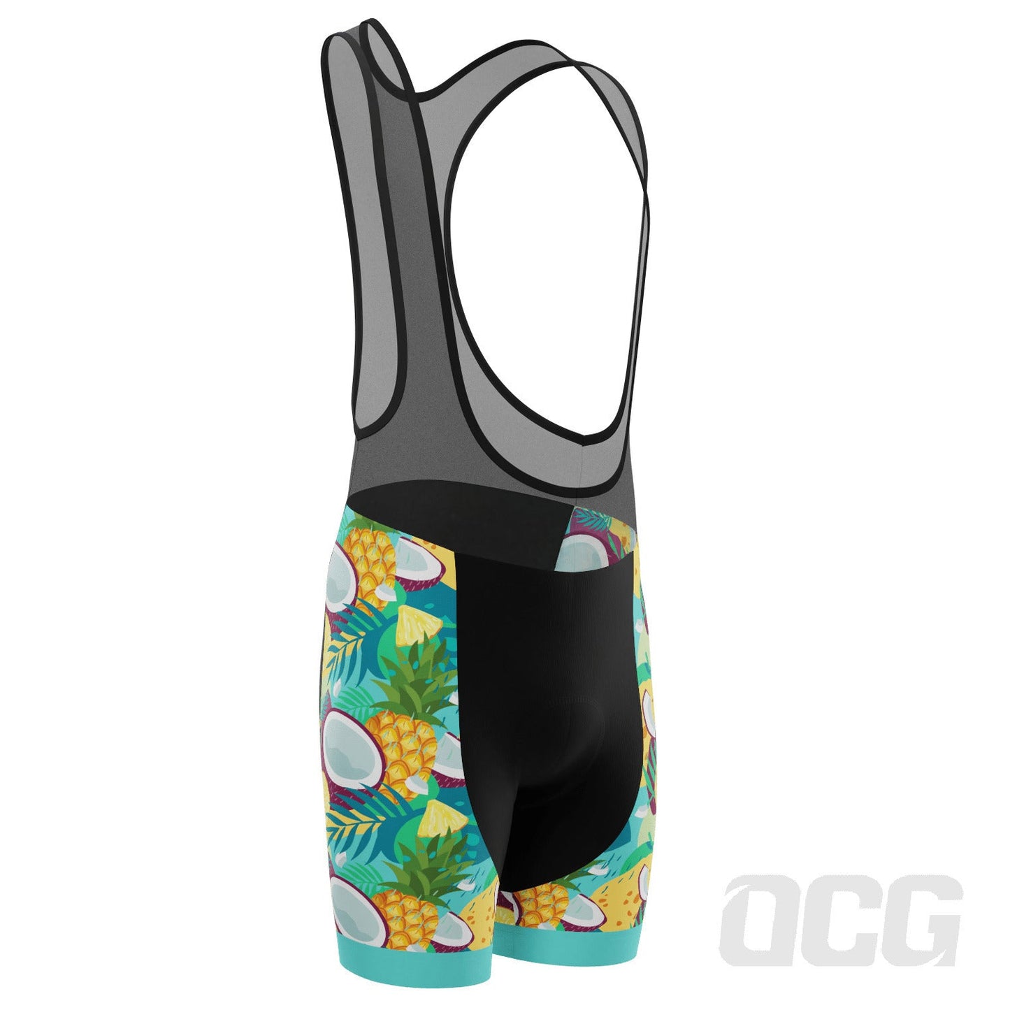 Men's Pina Colada Gel Padded Cycling Bib