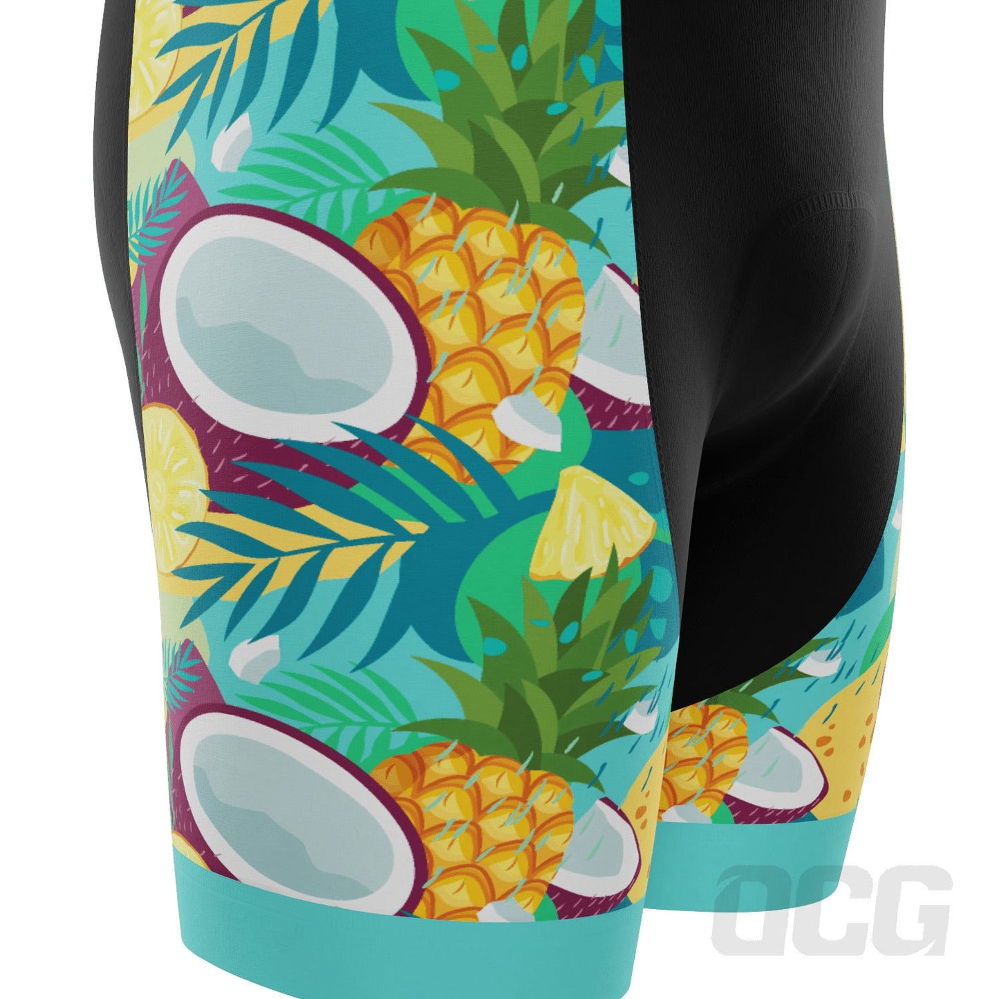 Men's Pina Colada Gel Padded Cycling Bib