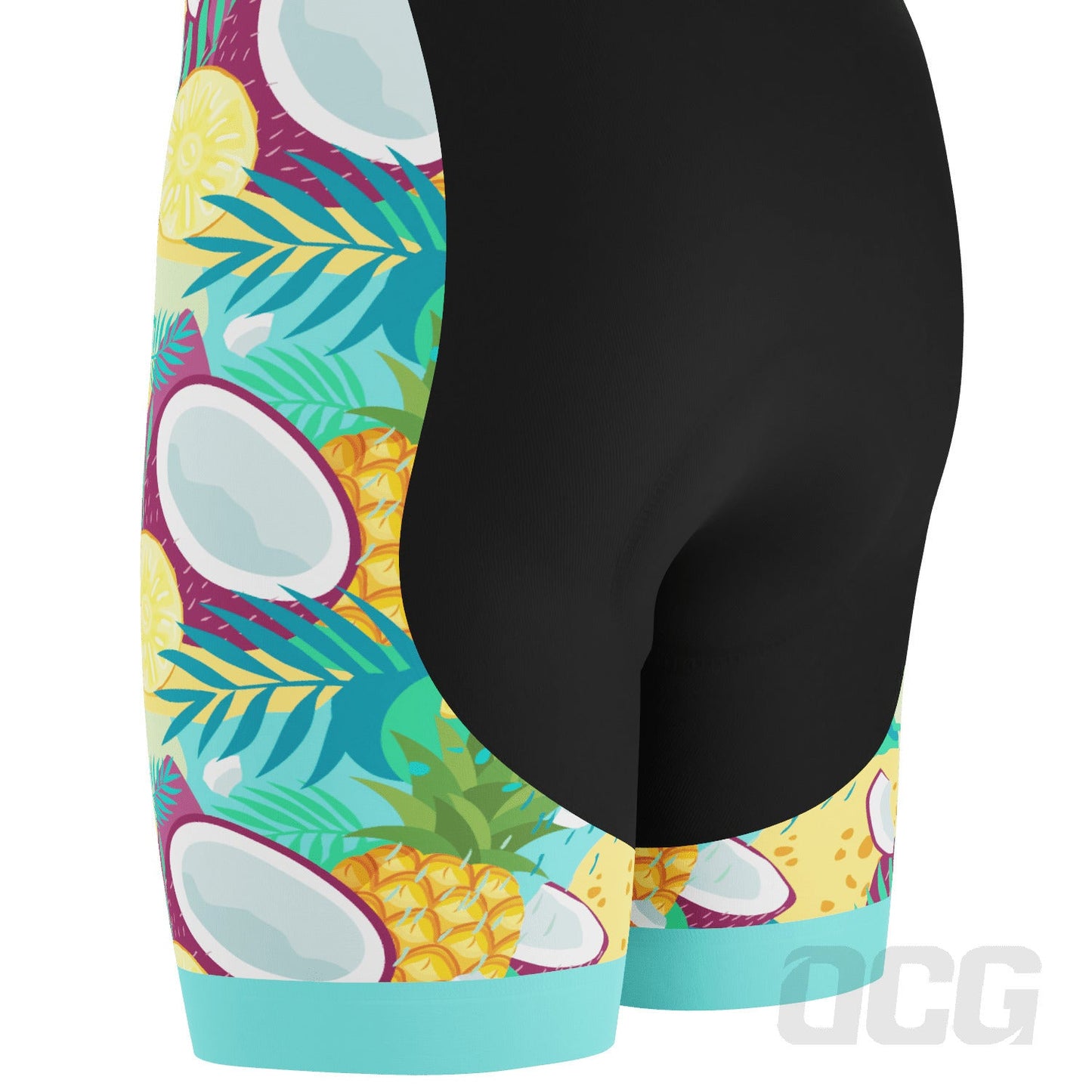 Men's Pina Colada Gel Padded Cycling Bib