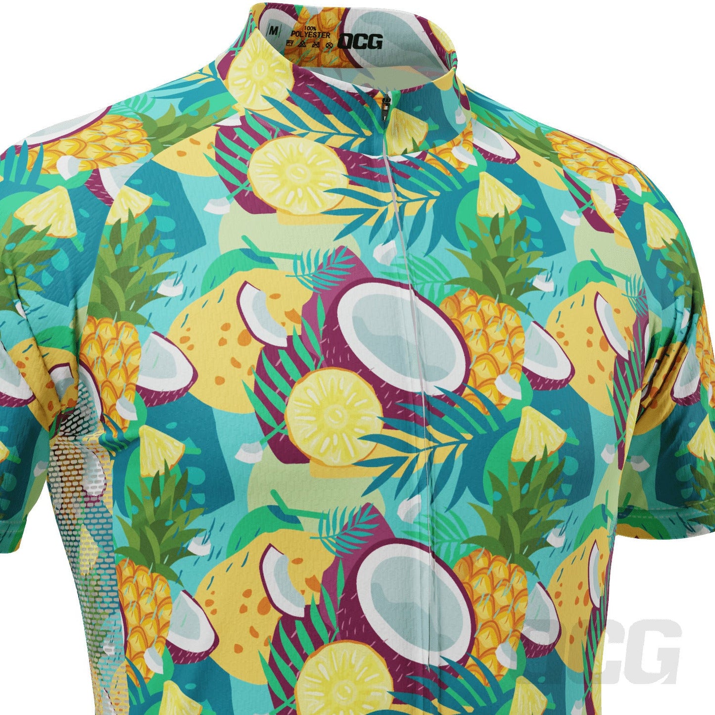 Men's Pina Colada Short Sleeve Cycling Jersey