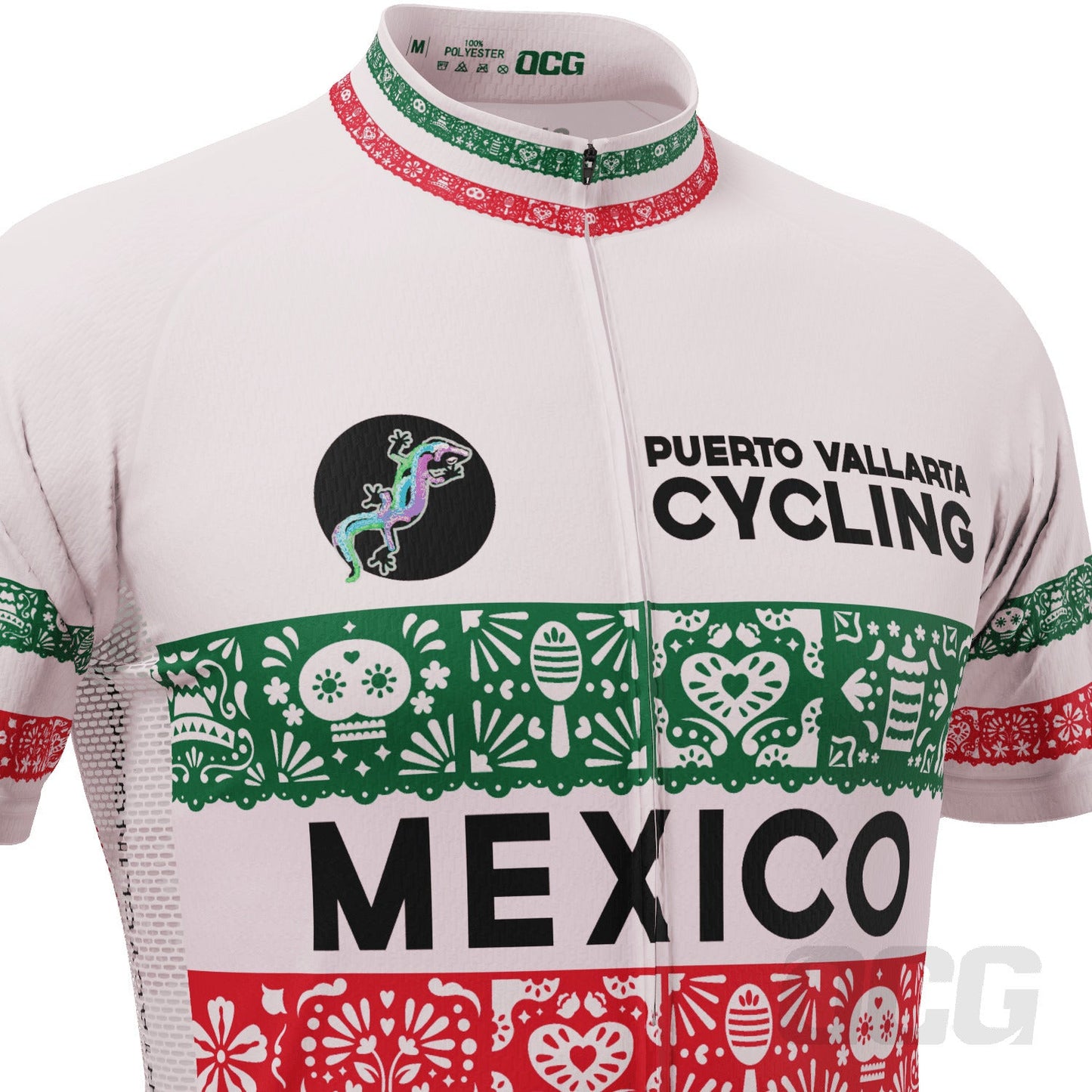 Men's Puerto Vallarta Cycling Mexico Short Sleeve Cycling Jersey