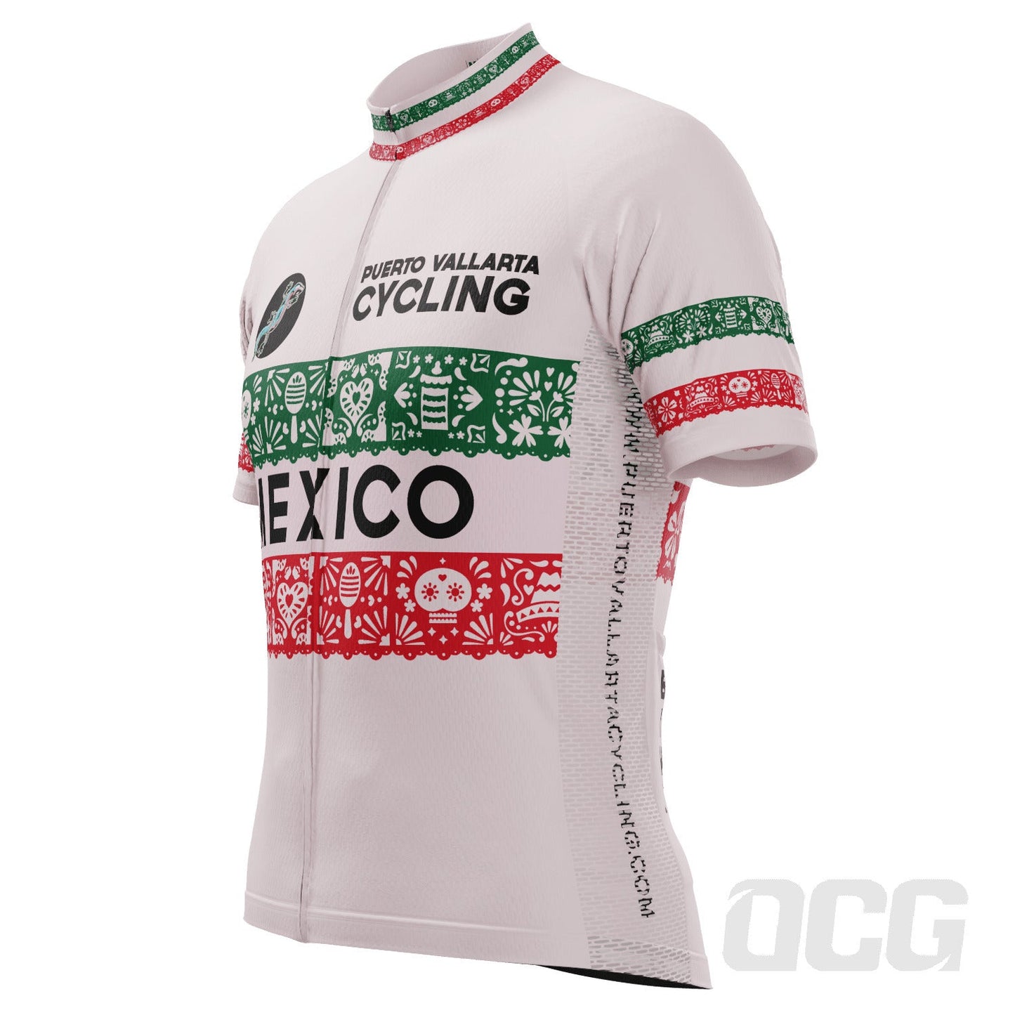 Men's Puerto Vallarta Cycling Mexico Short Sleeve Cycling Jersey