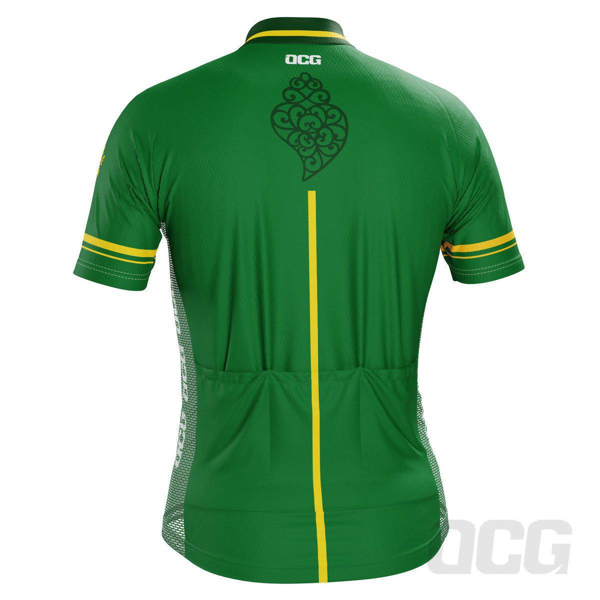 Men's Lusitanian Portugal National Flag Short Sleeve Cycling Jersey
