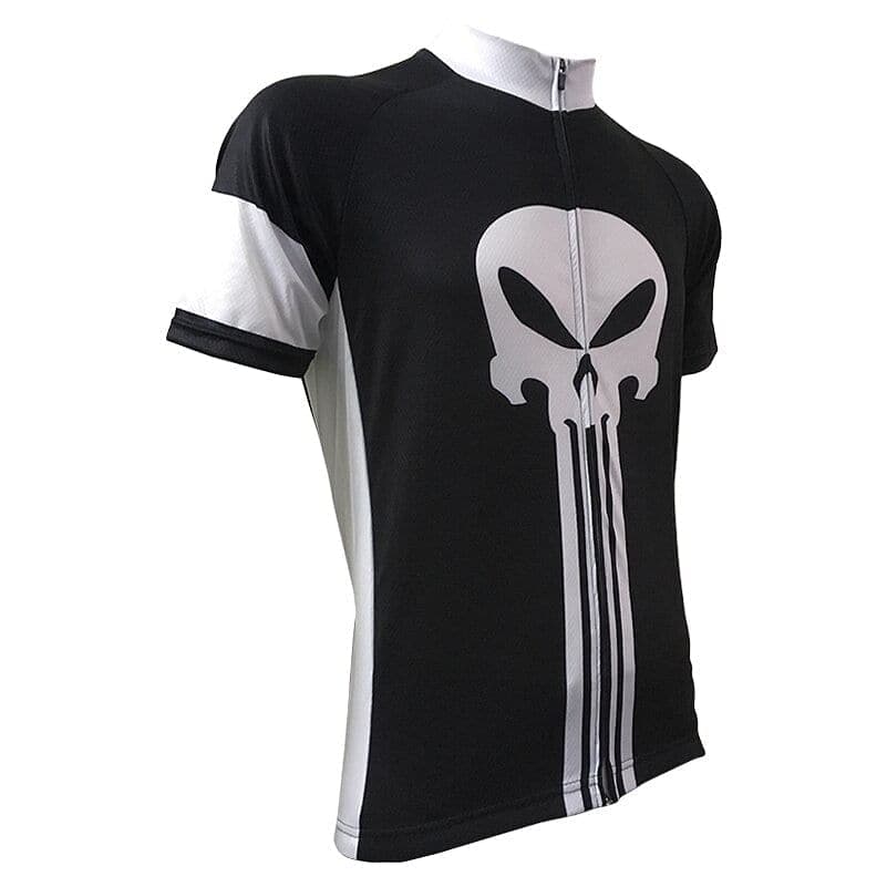 Punisher Theme Skull Cycling Jersey