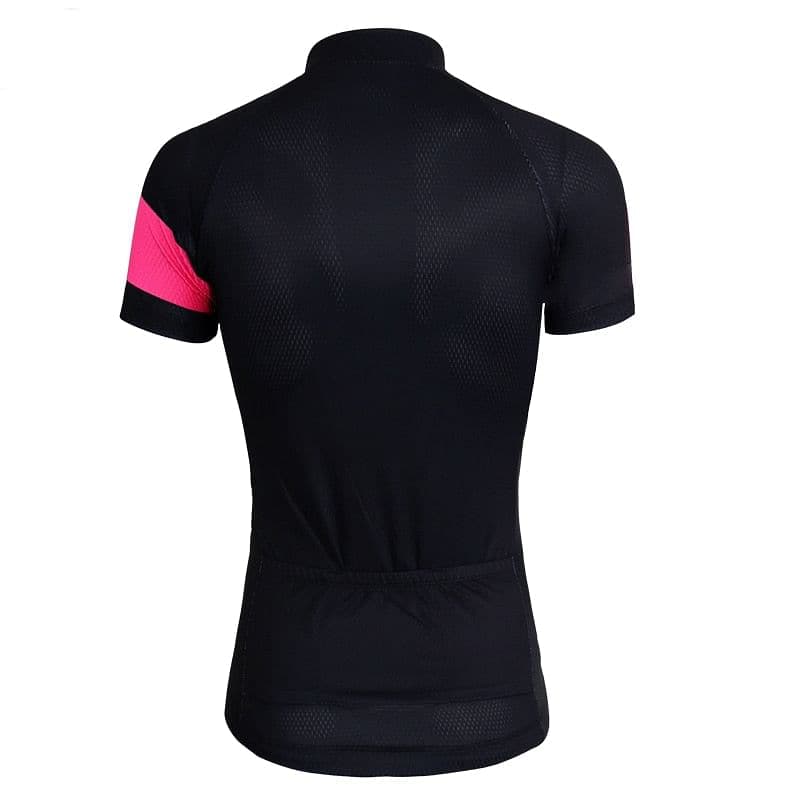 Pink Stripe Sleeve Cycling Jersey
