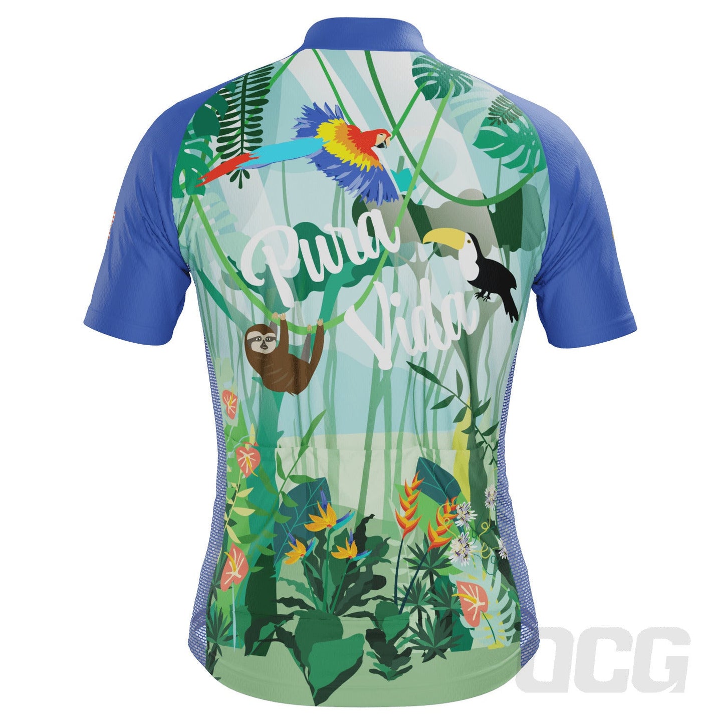 Men's Pura Vida Short Sleeve Cycling Jersey