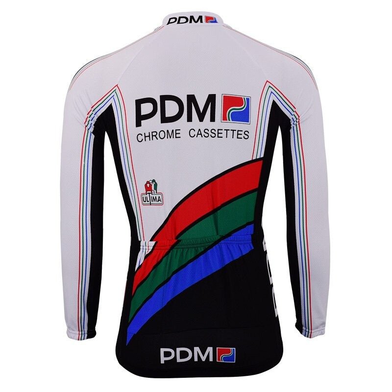quipe Cycliste PDM (Chrome Cassettes) Retro Cycling Jersey Long Set